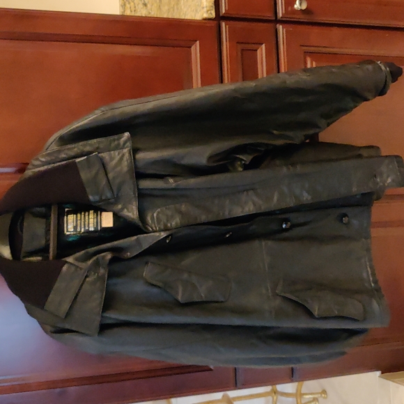 Men Leather coat - Picture 1 of 3